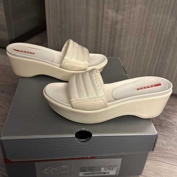 PRADA Authentic Calzature Donna Sandal - Picture 6 of 11